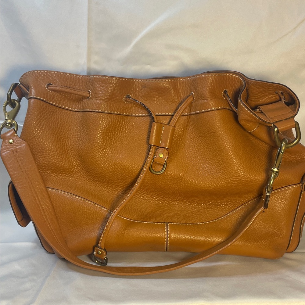 Cole Haan Tan Leather Shoulder Bag